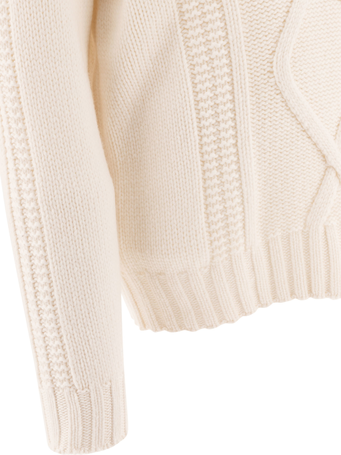 BRUNELLO CUCINELLI White Turtleneck sweater